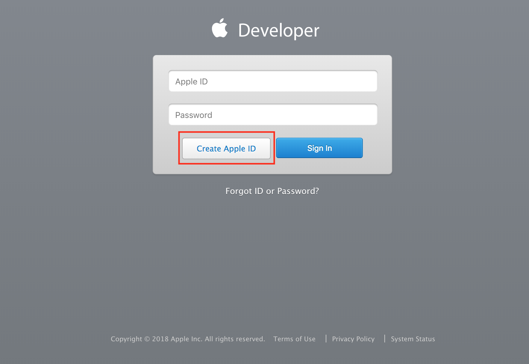 Create an Apple Developer Account